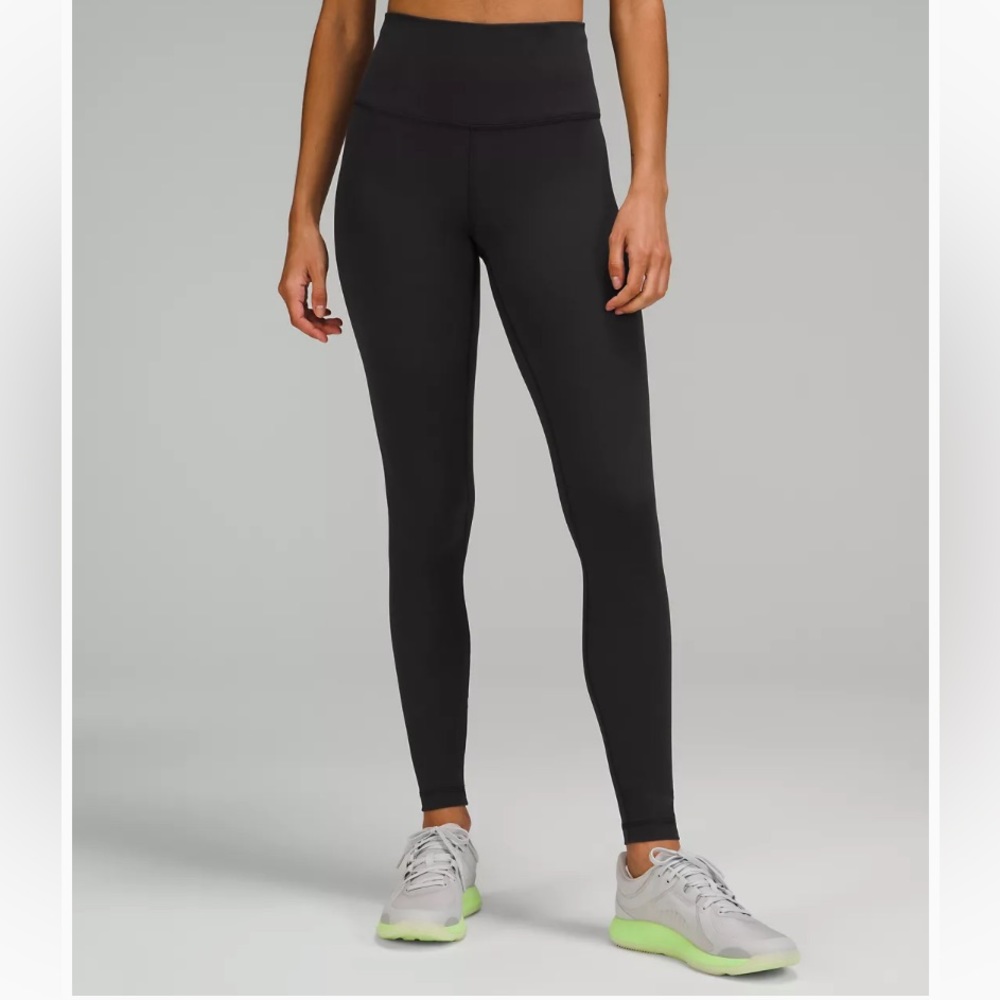 Lululemon Wunder Under Black High Rise Leggings 25”